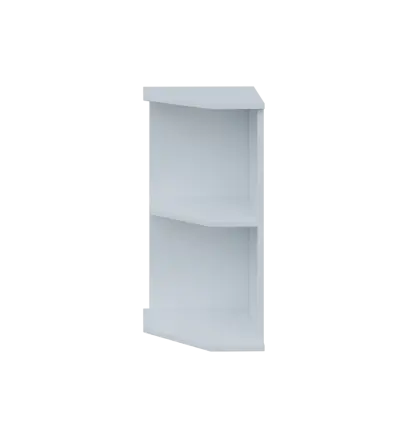 TZ 2 - 3 kancelářská skříň rohová, levá, 750x360x400, bílá